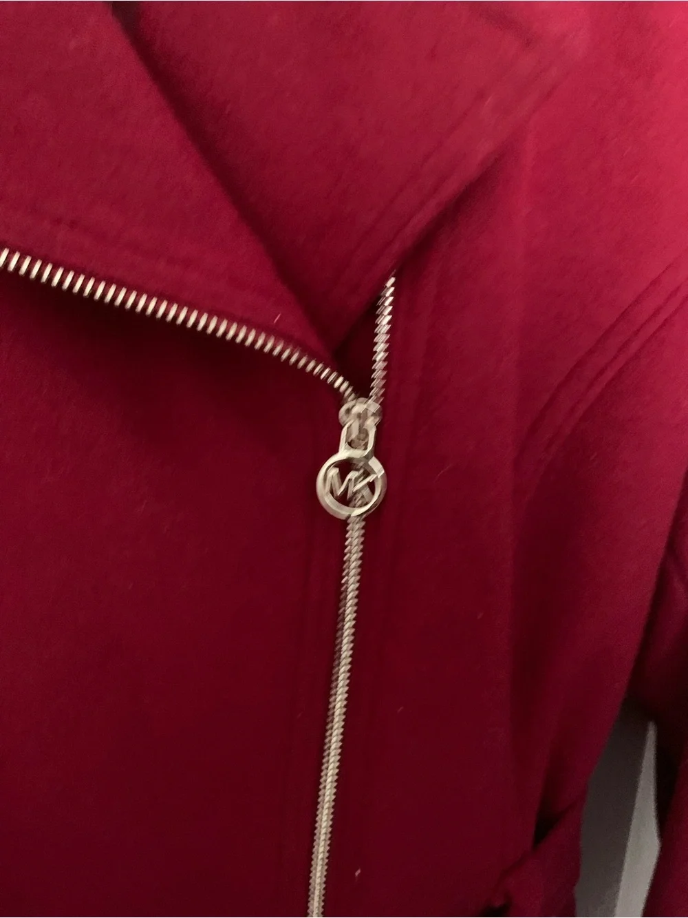 Michael Kors NWT Red Belted Wool-Blend Coat XXL